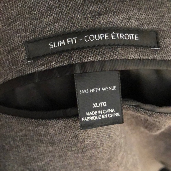 Charcoal Men’s Blazer - Picture 4 of 4